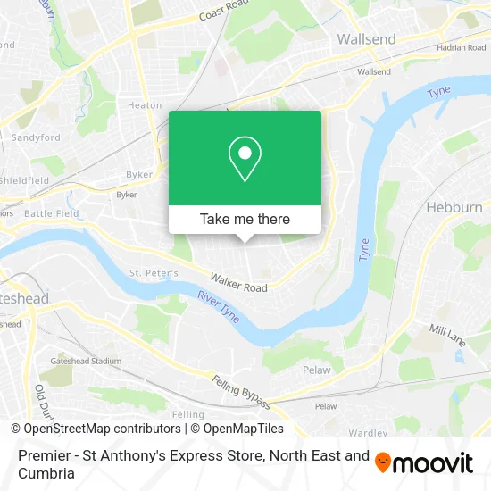 Premier - St Anthony's Express Store map