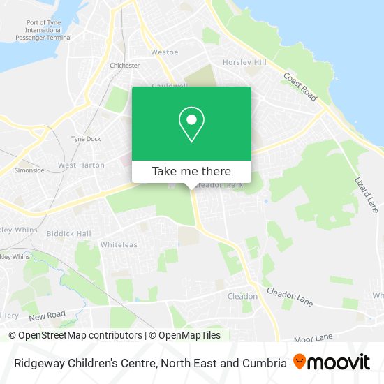 Ridgeway Children's Centre map
