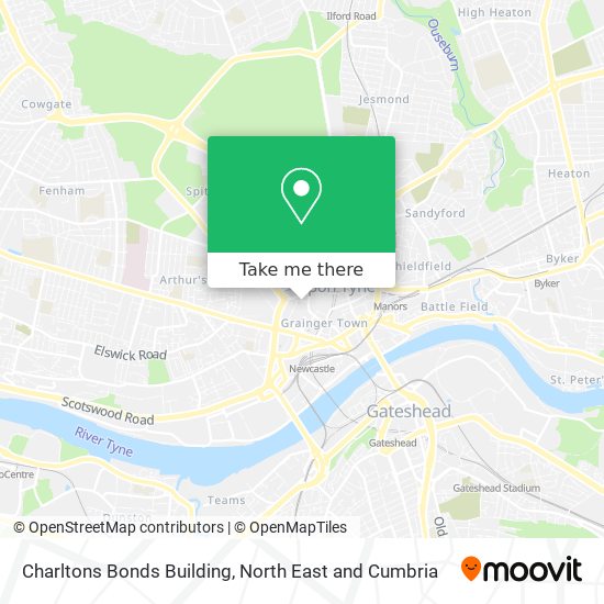 Charltons Bonds Building map