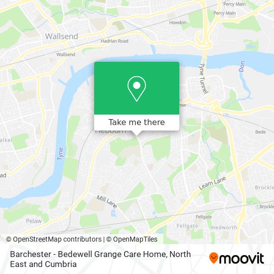 Barchester - Bedewell Grange Care Home map