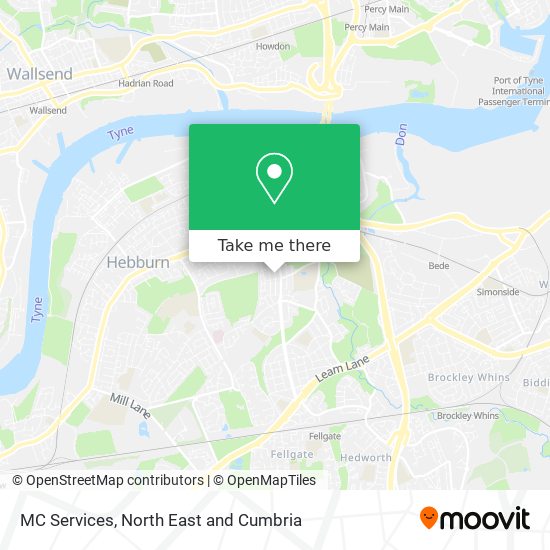MC Services map