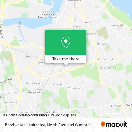 Barchester Healthcare map