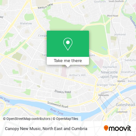 Canopy New Music map