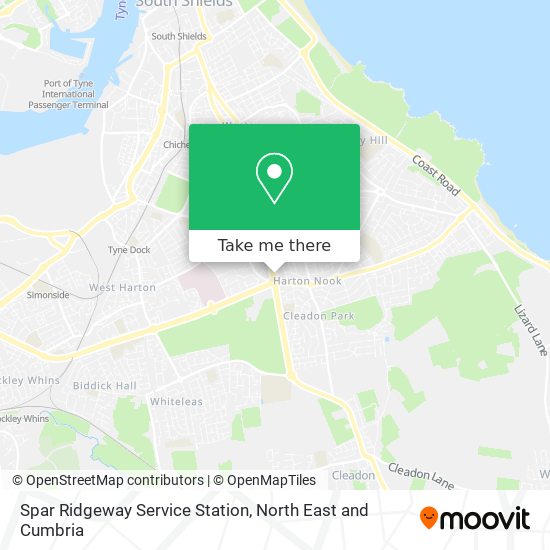 Spar Ridgeway Service Station map