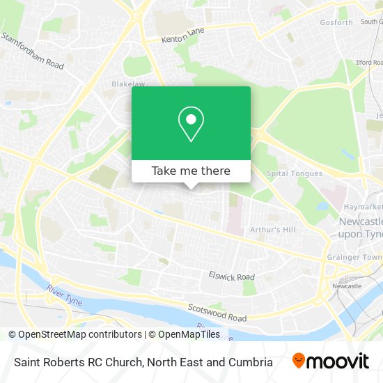 Saint Roberts RC Church map