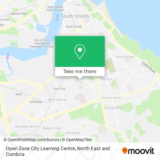 Open Zone City Learning Centre map
