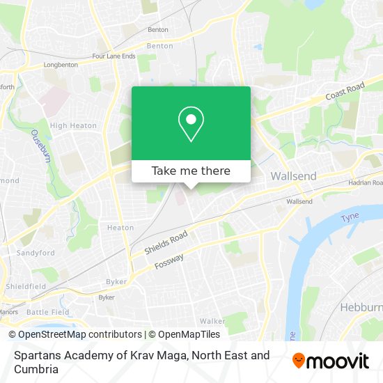 Spartans Academy of Krav Maga map