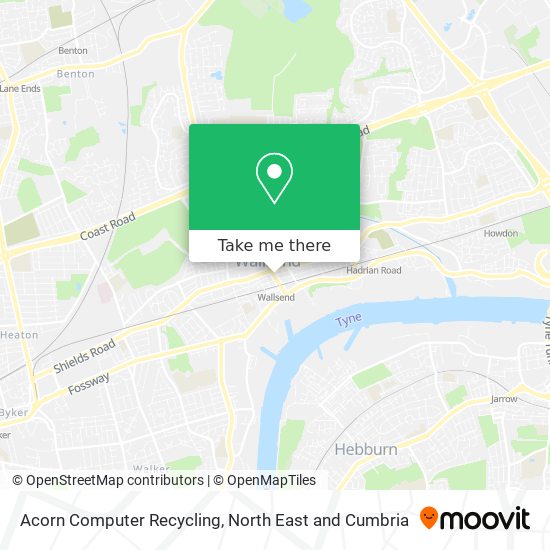 Acorn Computer Recycling map