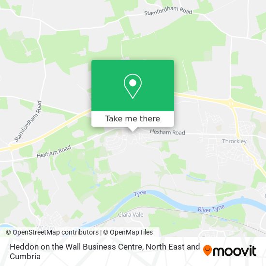 Heddon on the Wall Business Centre map