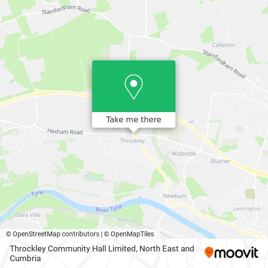 Throckley Community Hall Limited map
