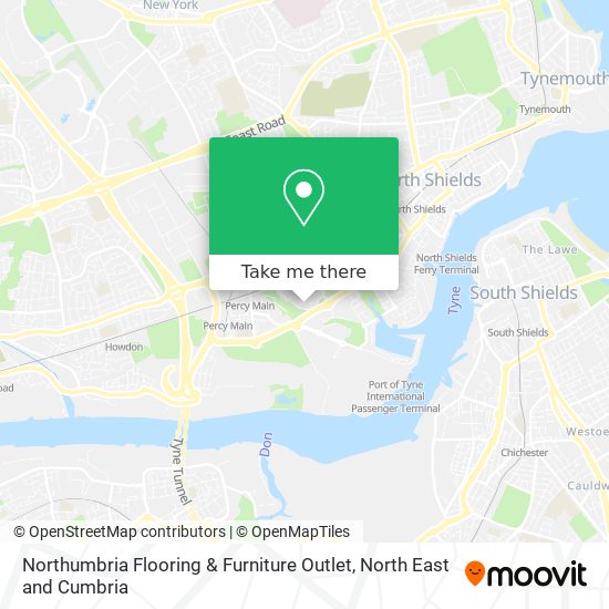 Northumbria Flooring & Furniture Outlet map