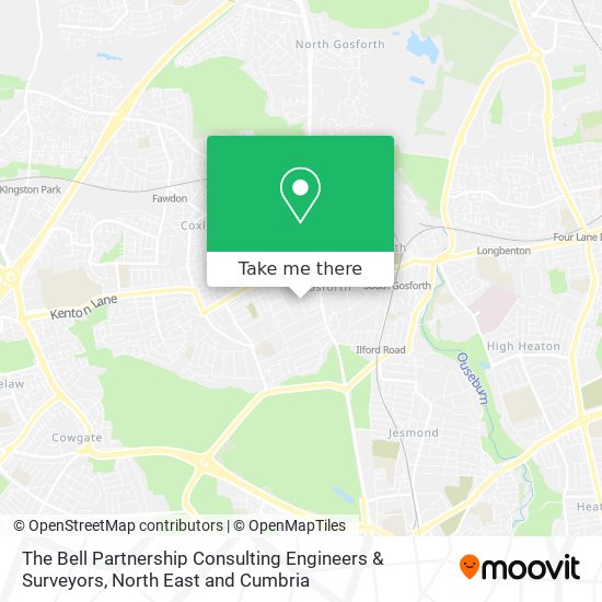 The Bell Partnership Consulting Engineers & Surveyors map