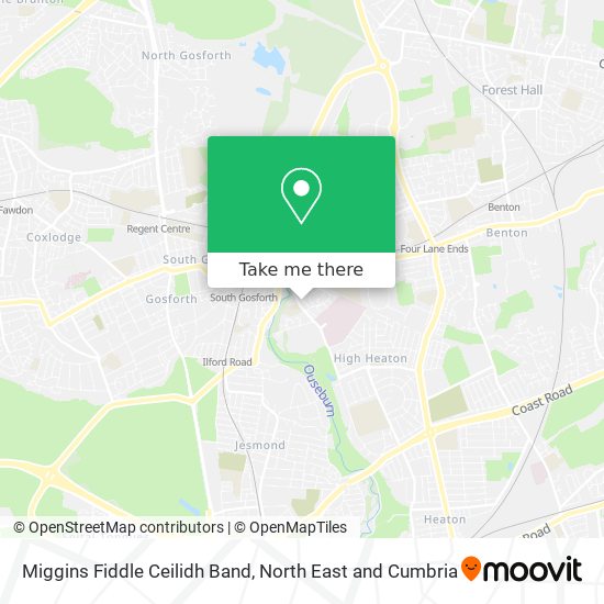 Miggins Fiddle Ceilidh Band map