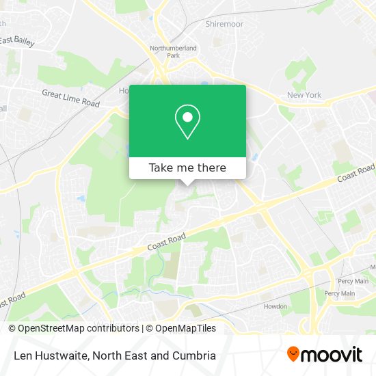 Len Hustwaite map