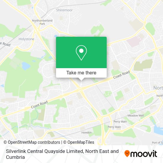 Silverlink Central Quayside Limited map