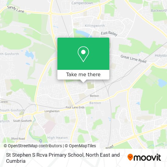 St Stephen S Rcva Primary School map