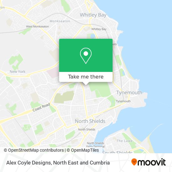 Alex Coyle Designs map