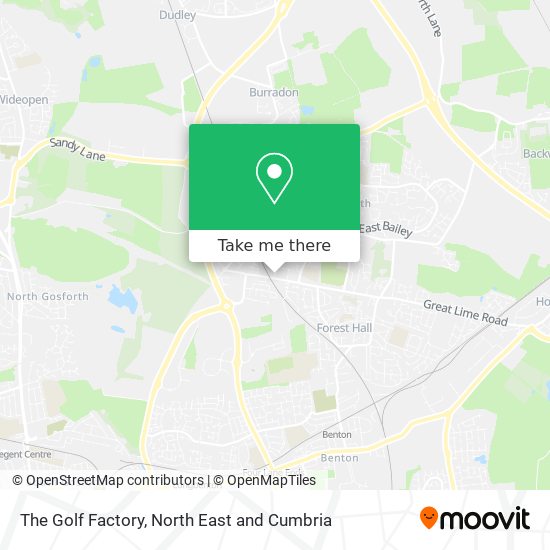 The Golf Factory map