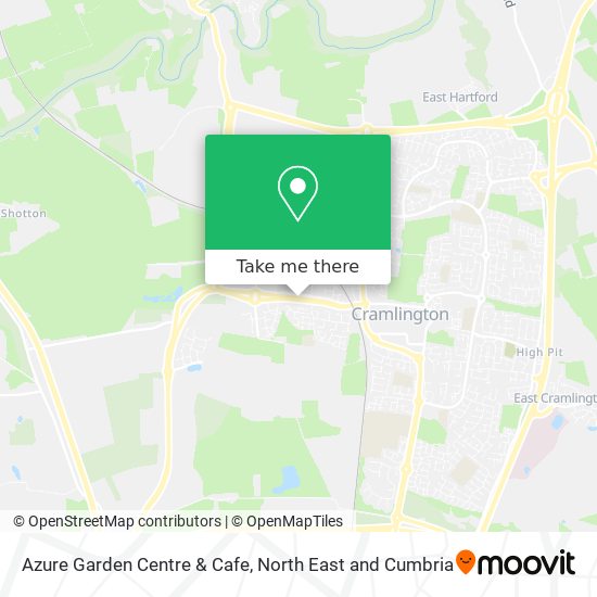 Azure Garden Centre & Cafe map