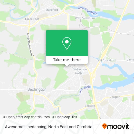 Awesome Linedancing map