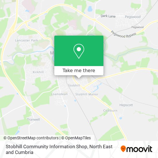 Stobhill Community Information Shop map