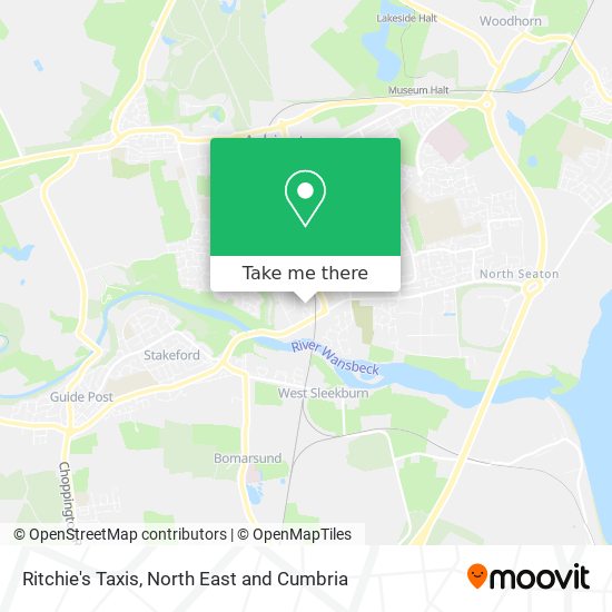 Ritchie's Taxis map