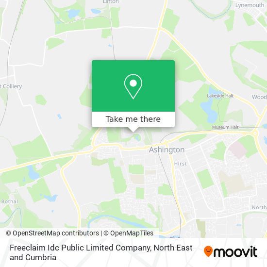 Freeclaim Idc Public Limited Company map