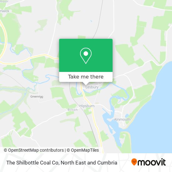The Shilbottle Coal Co map