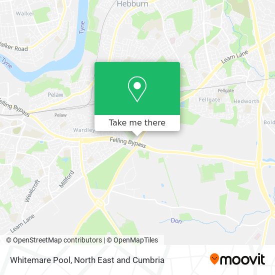 Whitemare Pool map