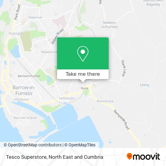 Tesco Superstore map