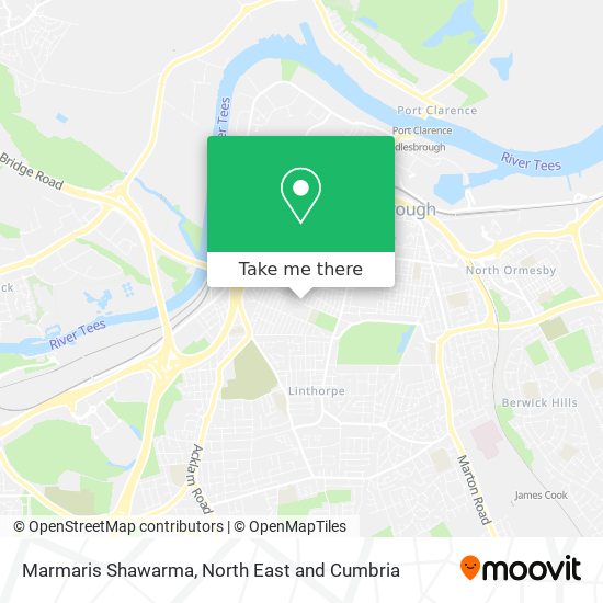 Marmaris Shawarma map