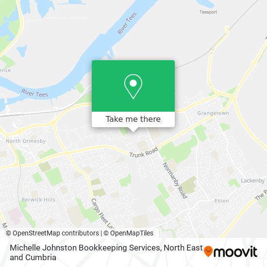 Michelle Johnston Bookkeeping Services map