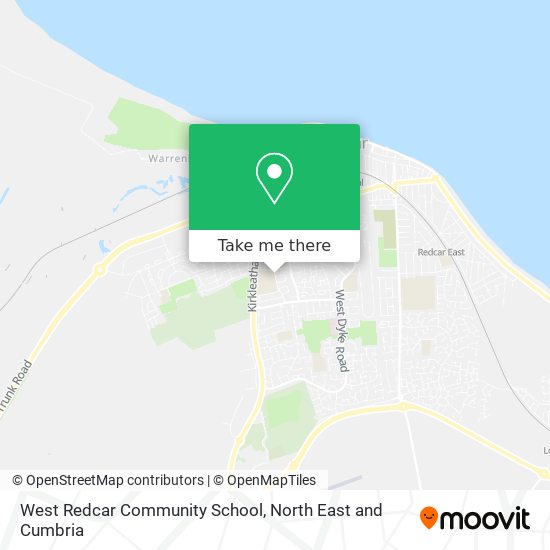 West Redcar Community School map