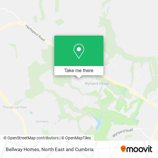 Bellway Homes map