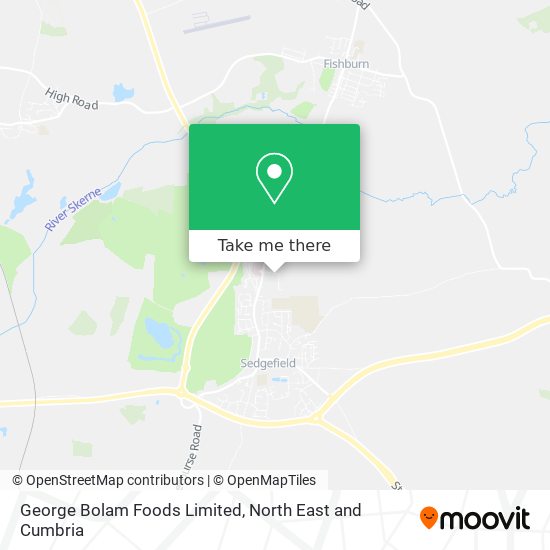 George Bolam Foods Limited map