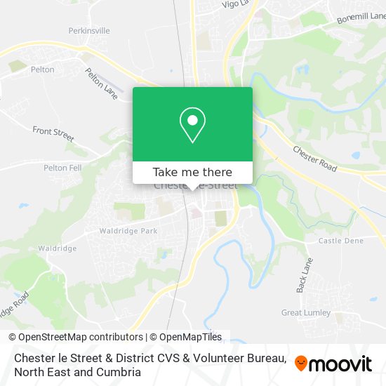 Chester le Street & District CVS & Volunteer Bureau map