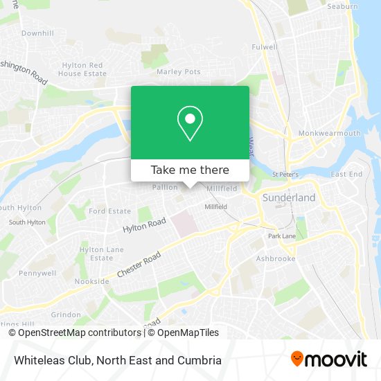 Whiteleas Club map