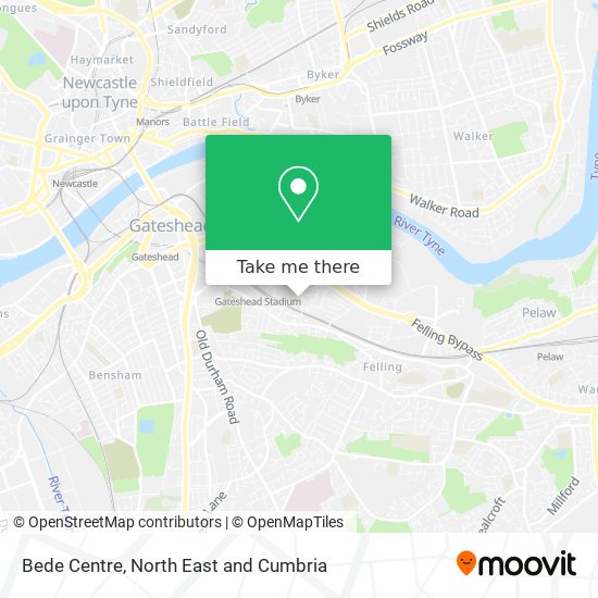 Bede Centre map