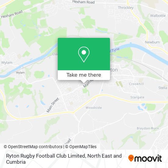 Ryton Rugby Football Club Limited map