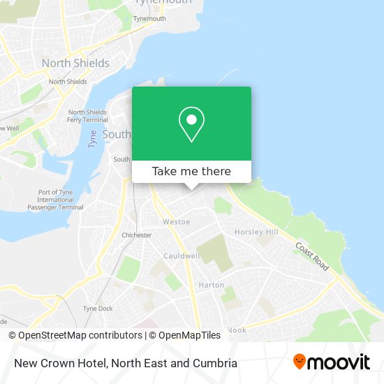 New Crown Hotel map