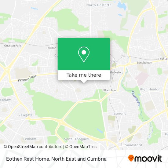 Eothen Rest Home map