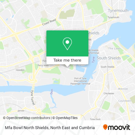Mfa Bowl North Shields map