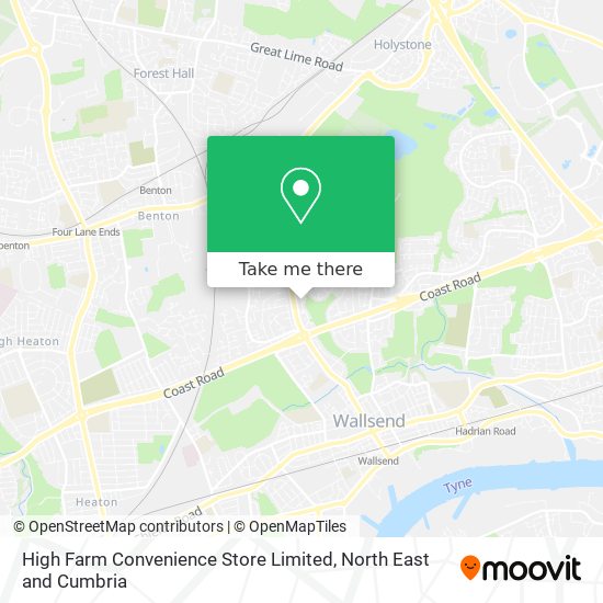 High Farm Convenience Store Limited map