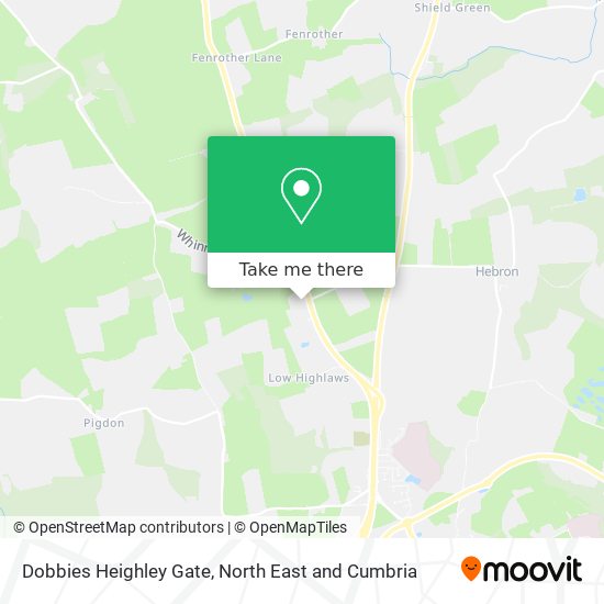 Dobbies Heighley Gate map