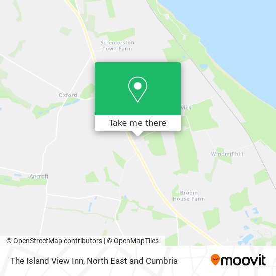 The Island View Inn map