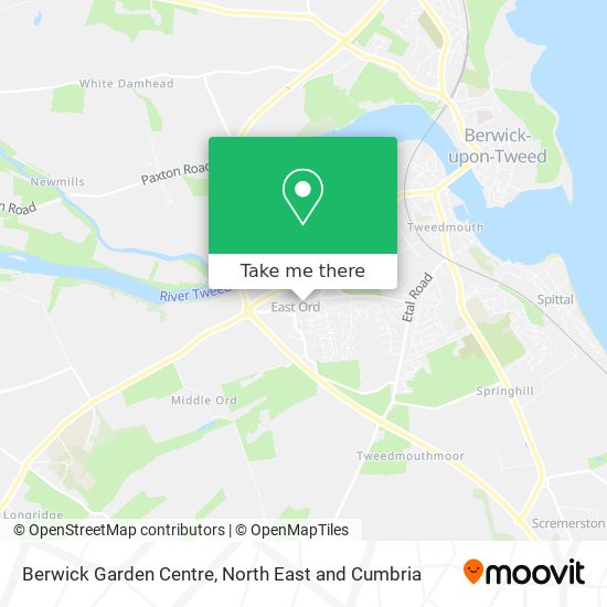 Berwick Garden Centre map