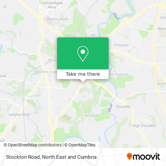 Stockton Road map