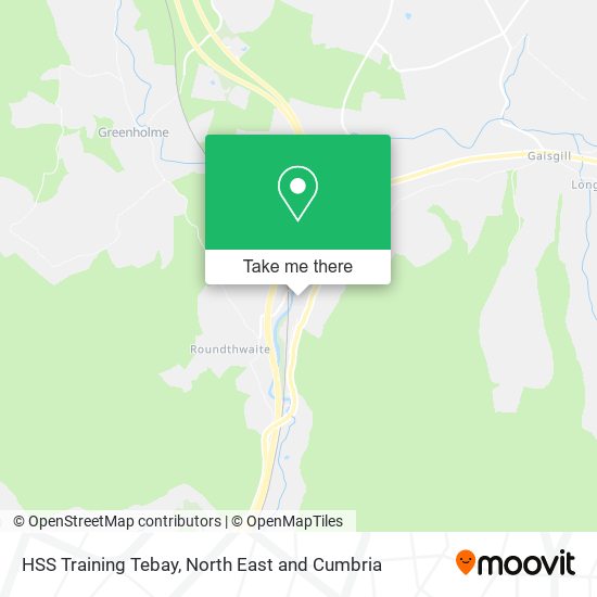 HSS Training Tebay map