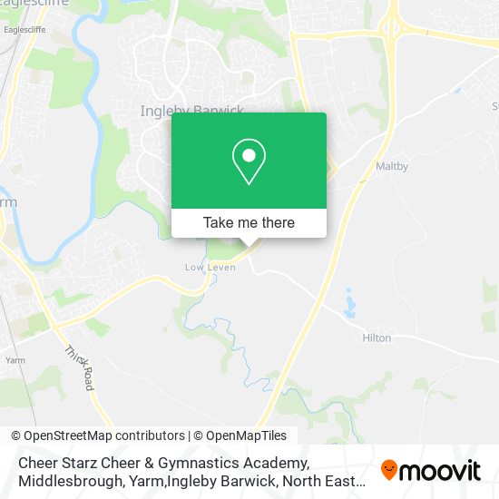 Cheer Starz Cheer & Gymnastics Academy, Middlesbrough, Yarm,Ingleby Barwick map