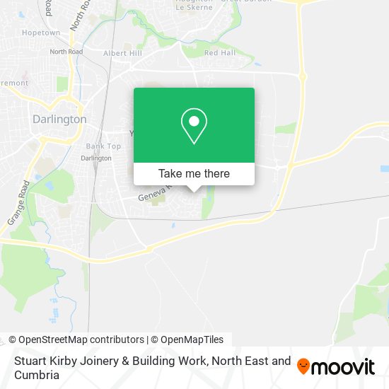 Stuart Kirby Joinery & Building Work map
